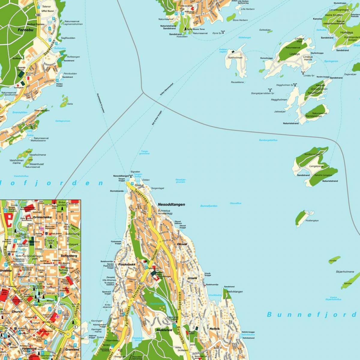 أوسلو النرويج خريطة العالم